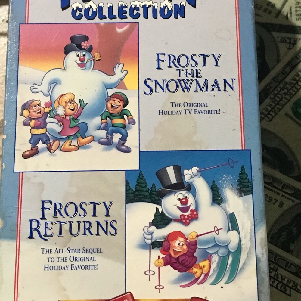 Frosty the Snowman & Frosty Returns Holiday VHS  Collection -